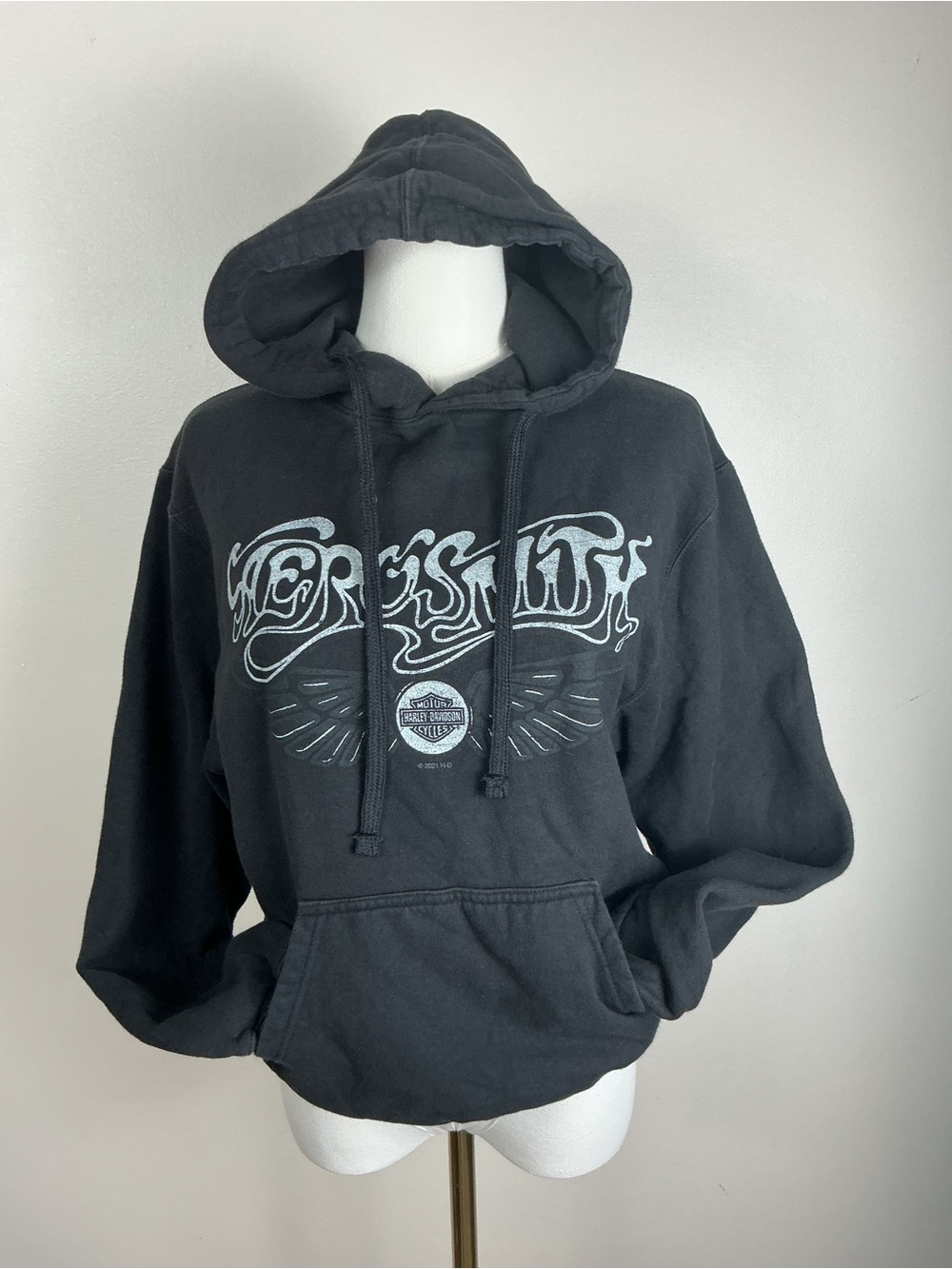 Harley-Davidson Women’s Aerosmith Limited Edition Pump Graphic Pullover Hoodie S